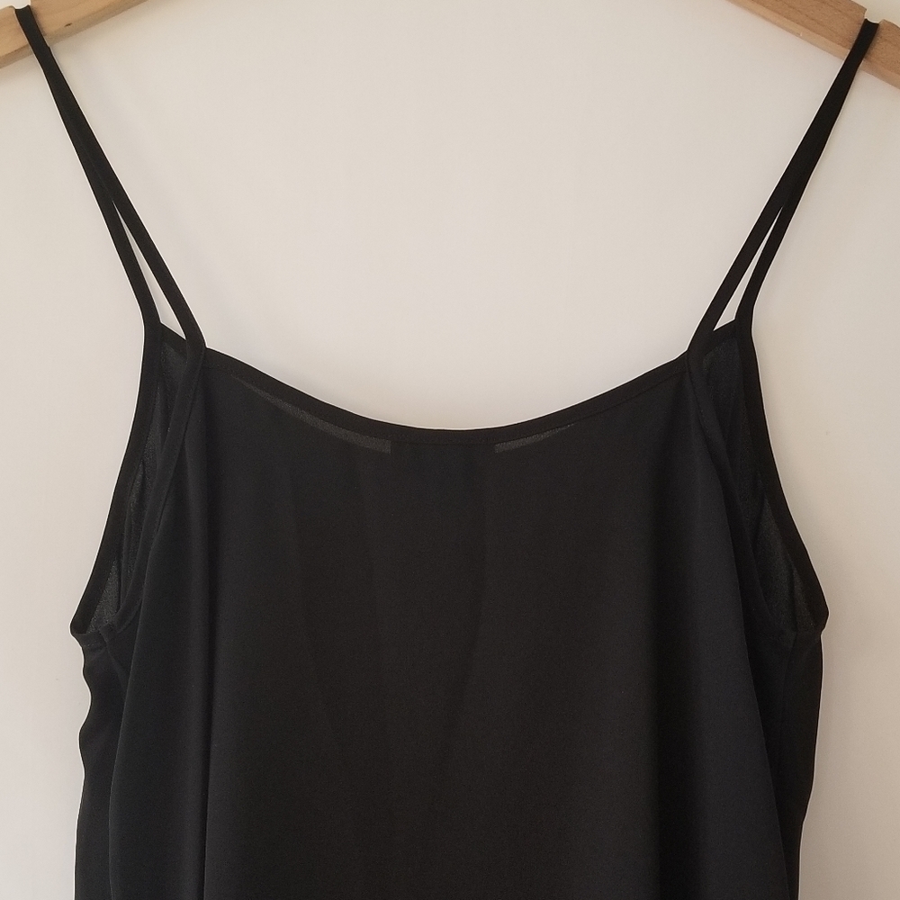 Topshop Spaghetti Strap Camisole - Basic Black - image 5
